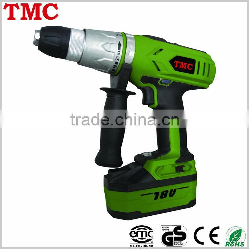 10mm 18v High Torque Cordless Drill with Impact Function