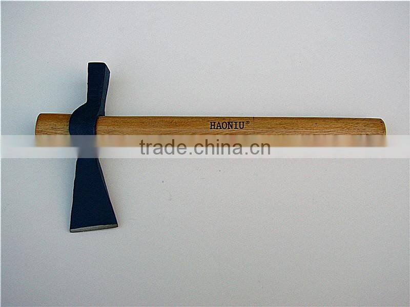 wooden handle pick Axe /steel pick head