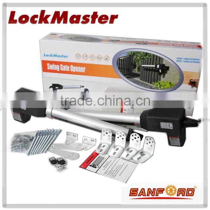 Double Swing Automatic Door Opener with Remotes