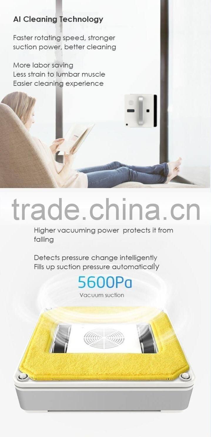 2017 New Arrival Mobile App Control Anti-falling Robot Window Cleaner W120