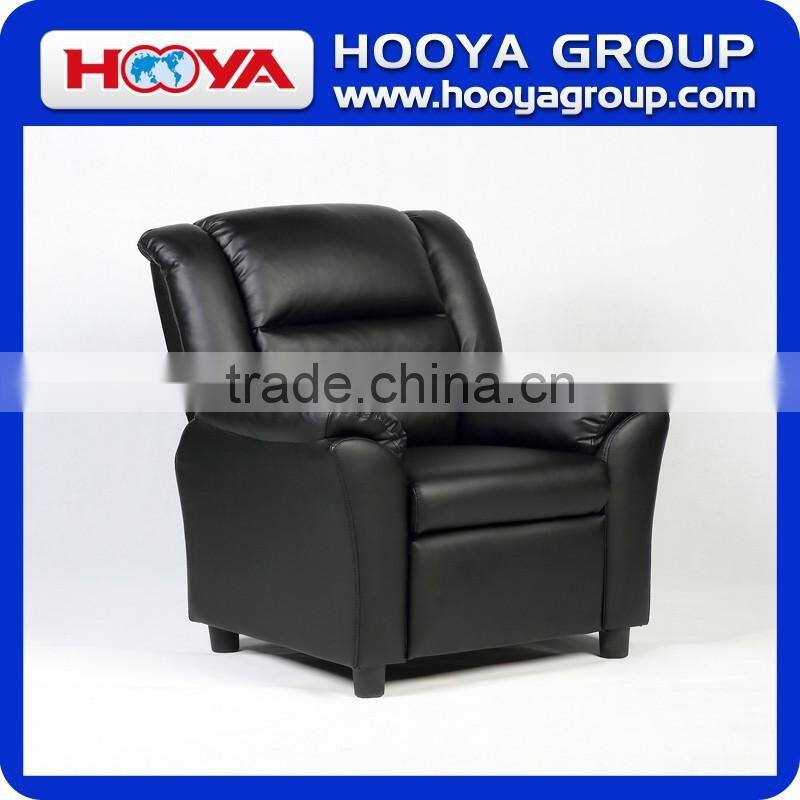 Kids Sofa- black,W63 D57 H77,PU+sponge+crude wood