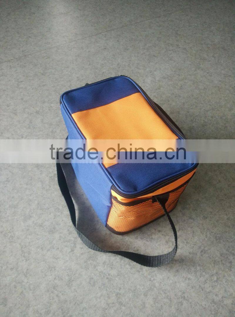 Eco-friendly home adults and children fresh food insulated lunch cooler bag zero degrees inner cool