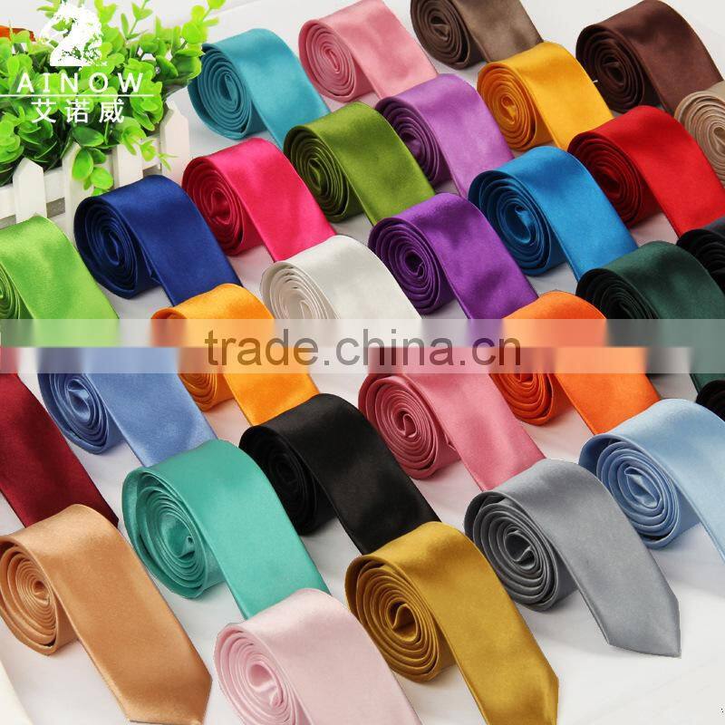 2015 New Hot Men Leisure Slim Narrow Necktie Skinny Tie