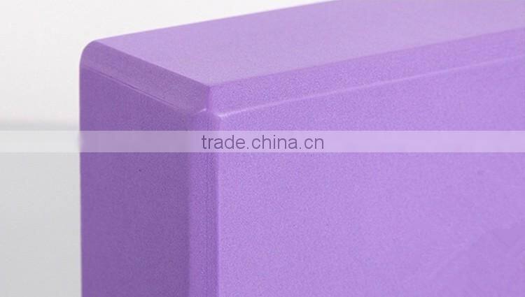 High- density EVA,200g yoga brick double color and one color soft foam yoga block, weight 190-200g