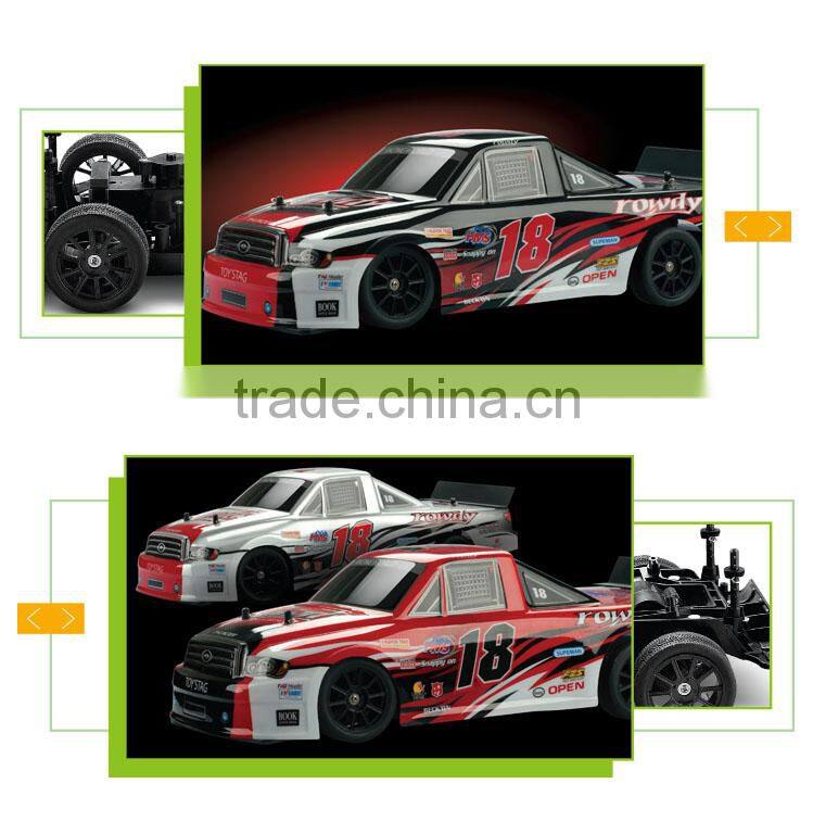 High speed 2.4G 1:10 race track with rc car