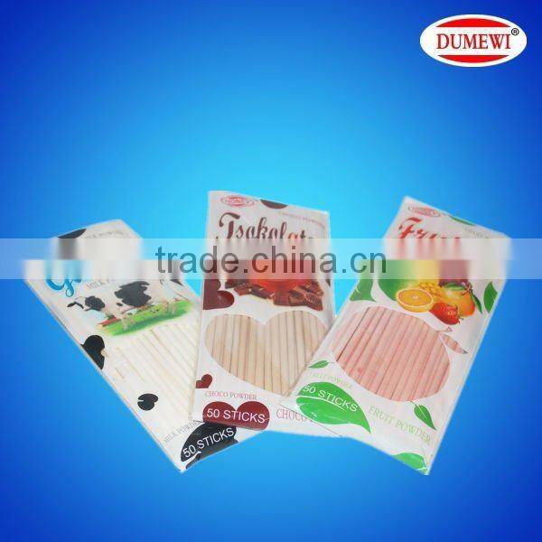 Chocolate Powder Filled Straw