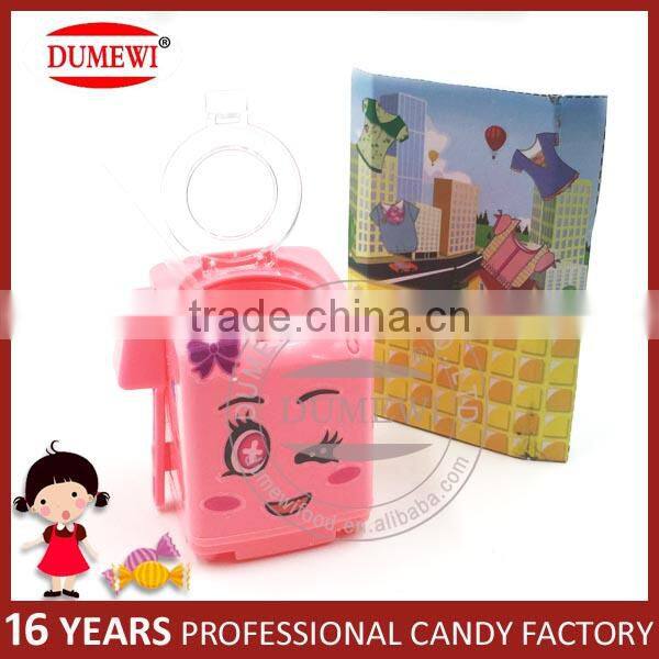 New Arrival Japanese Plastic Washing Machine Toys Candy with Sour Powder