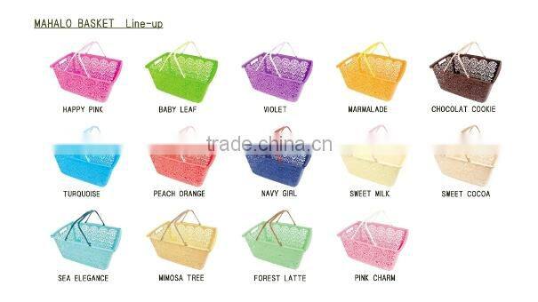 Beautiful bicycle basket MAHALO basket with Various made in Japan