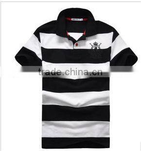 custom striped polo shirt men striped polo shirt,95% cotton/5% lycra polo t shirt, man yarn dye polo shirts