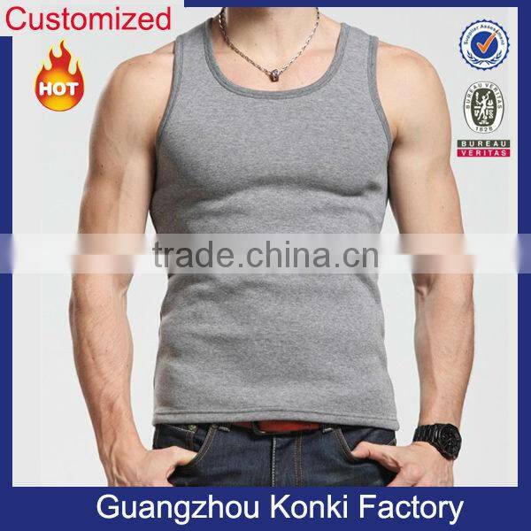cotton wholesale men tank tops spandex muscle men tank top