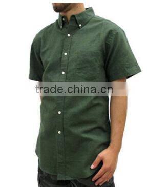 Men's short sleeve custom botton down shirt