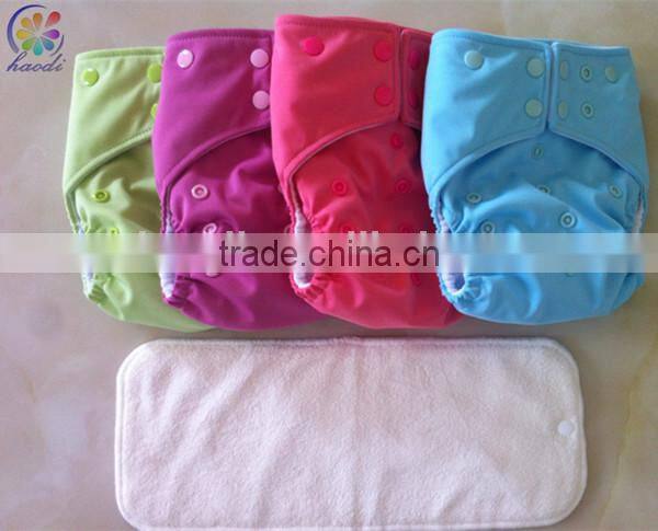 4 layers diaper insert;2 layers bamboo,2 layers microfiber reusable diaper insert