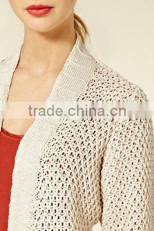 12SW005 Hot Selling New Design Fashion Lady Cardigan