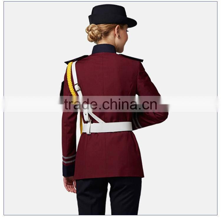 Uniform For Security Guards Red Color For Women Security Jackets