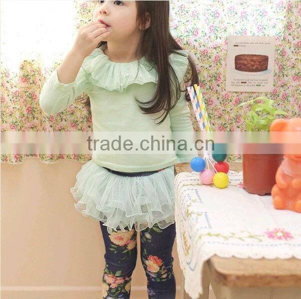 New design seamless leggings with petticoat,tights funky black leggings,slimming cute girl warmmer leggings with skirt