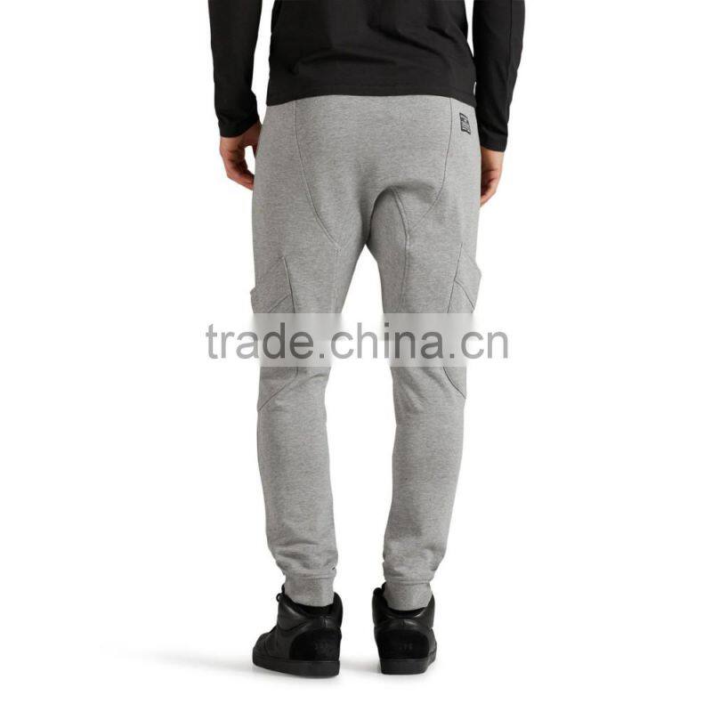 wholesale grey blank men jogger pants cutsom design