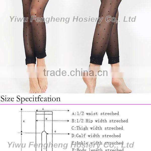P0570 pretty hot sale point elastic sexy ladies leggings