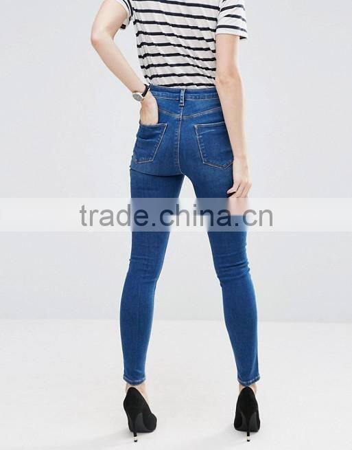 ladies jeans top design new style jeans pent women denim jeans