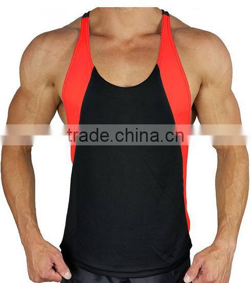 Latest gym fitness tank top safety vest dri fit tank top men custom
