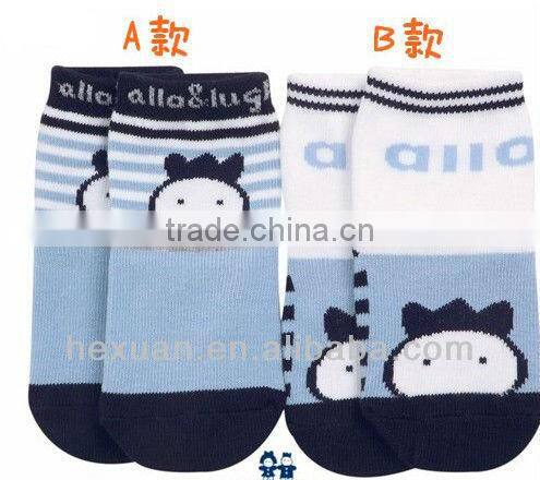customized baby cotton socks, antislip Children's socks, 3-D socks