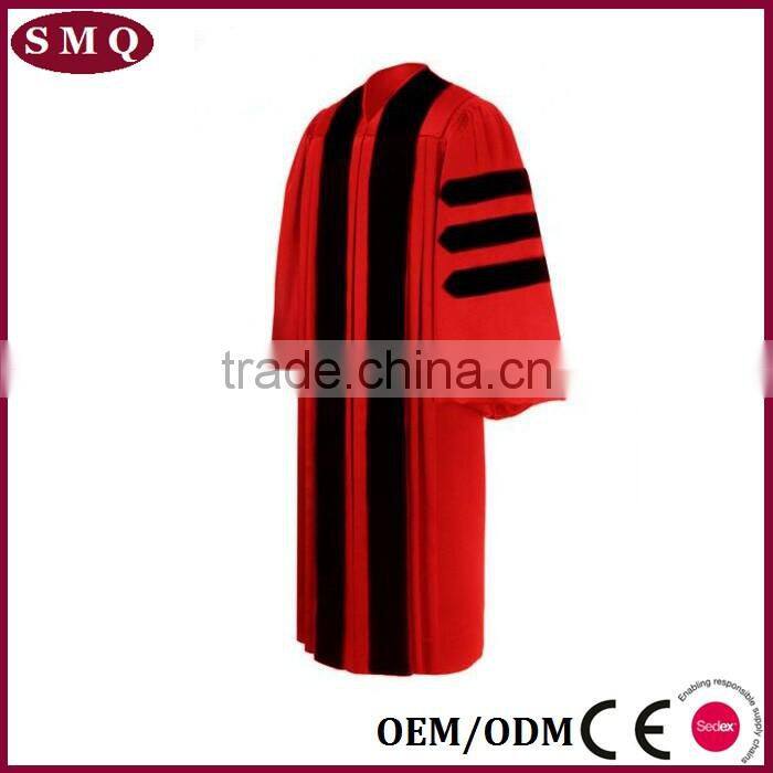 College Univesity doctoral caps and gowns for graduation