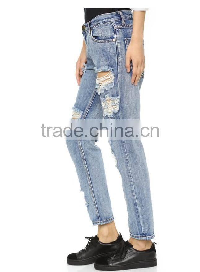High quality cheap jeans wholesale china slim fit women skinny jeans