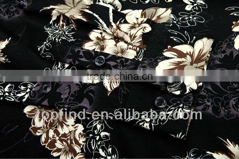 2016 alibaba supply latest fashion 100% cotton print mens shirt with best price