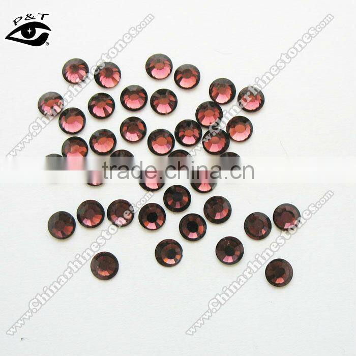 Flat back DMC crystal 4mm ss16 amethyst for apparel