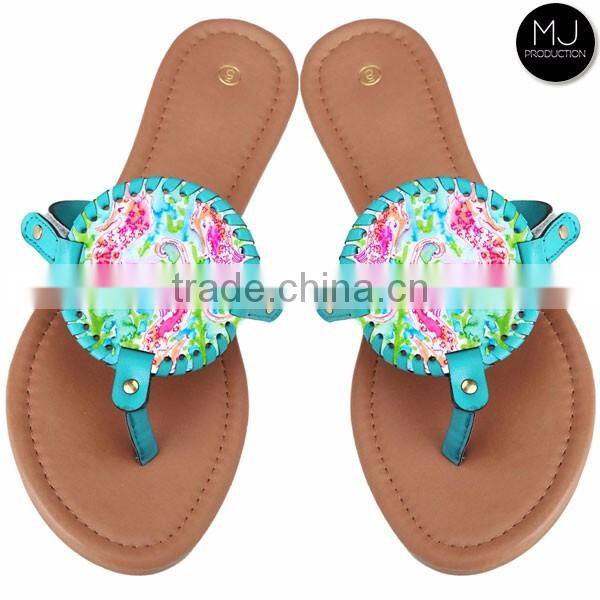 Stocked wholesale monogram sandals