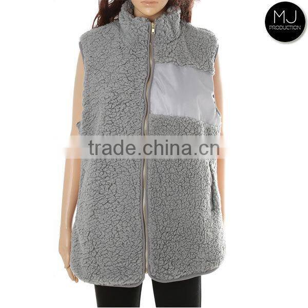 OVERSIZED Factory Wholesale Sherpa Furry Vest