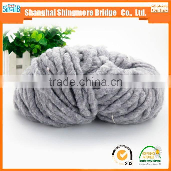 alibaba china fashion yarn exporter Shingmore bridge cheap sales high quality 0.1Nm chunky yarn for knitting