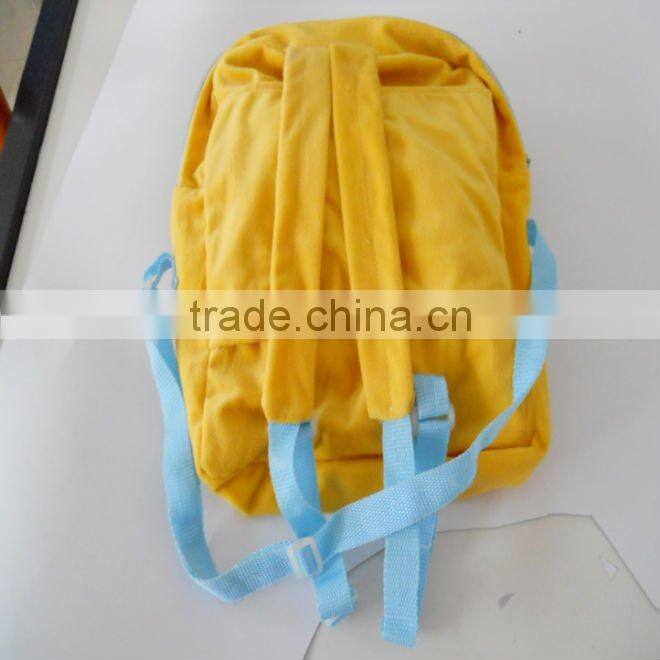 plush backpack in toy shape