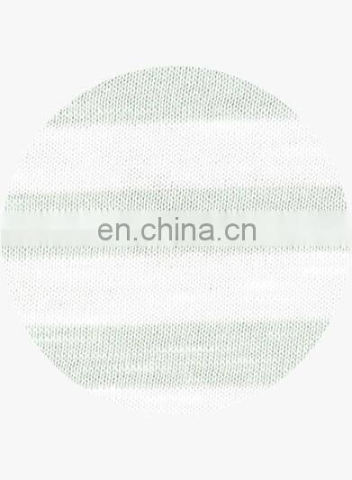 Green Striped Round-Neck Cotton T-Shirts,tshirts