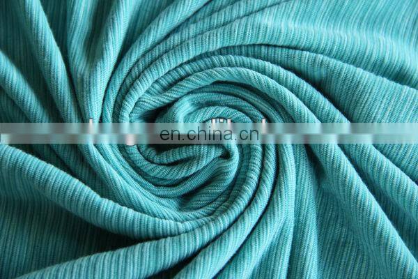 2016 Top quality T/R slub hacci spandex knit jersey hacci fabric