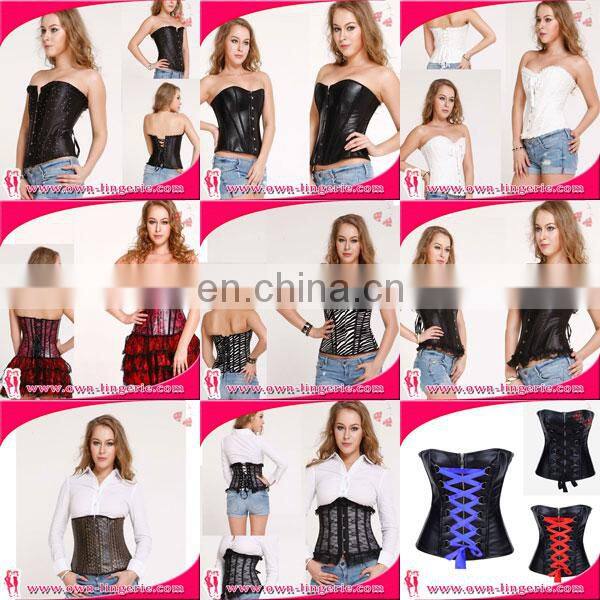 new design satin straps dress body shaper corset,latex corset for woman