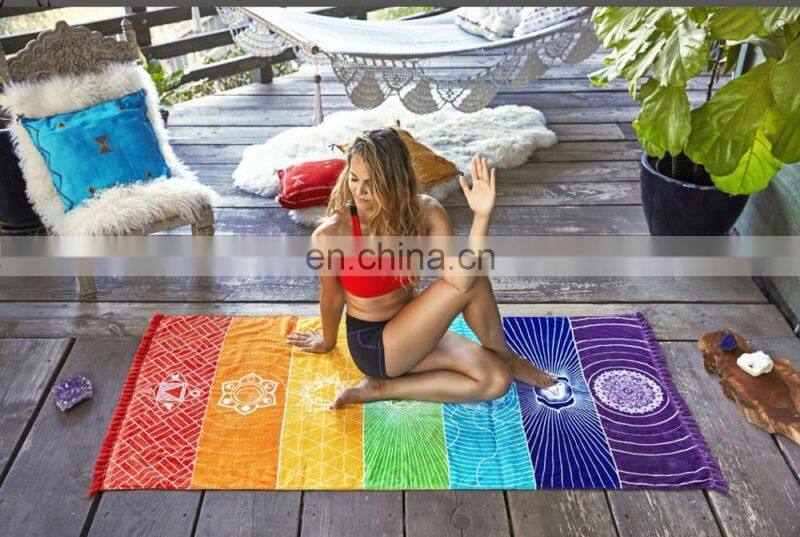 2017 New Printed Beach Towel Tablecloth