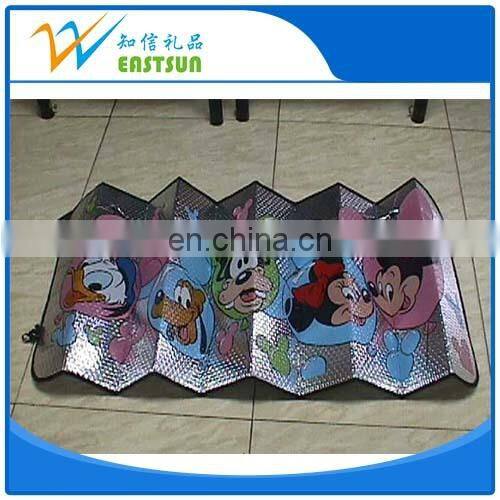 Customize design front window PE bubble car sunshade