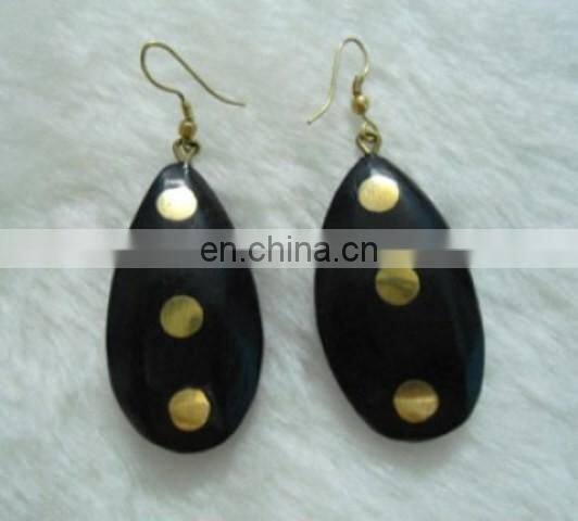 Wood Hoop Earrings, Costume Jewellery, Fashion Jewellery