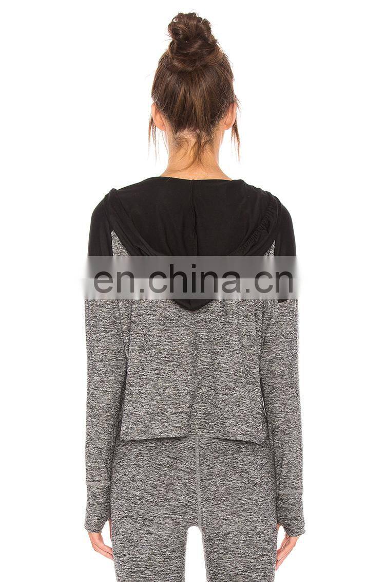 2017 custom activewear wholesale oversize hooded sweatshirt