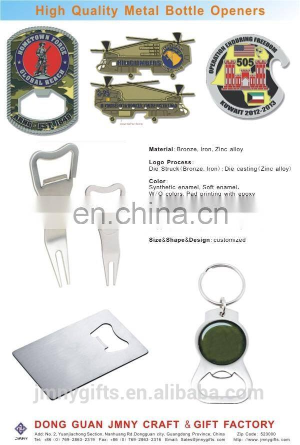 Promotional Logo Brass Anchor Bottle Opener