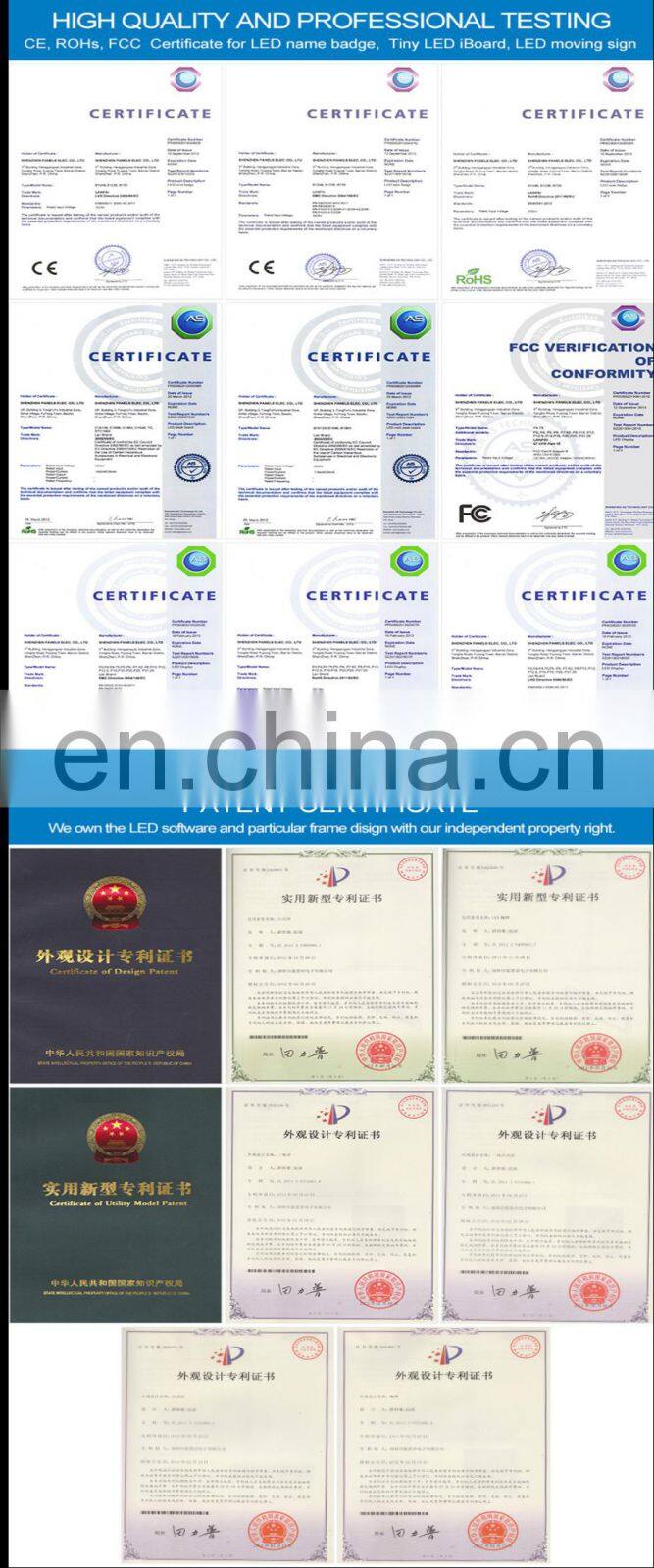 Video Display Function and Outdoor Usage multi color led sign