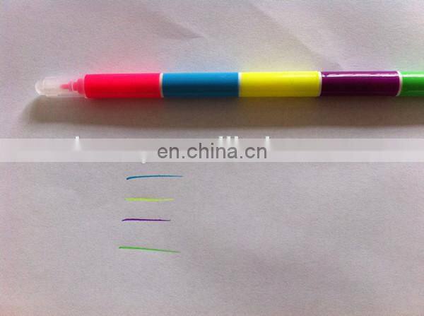 Stacking Felt tip pen highlighter