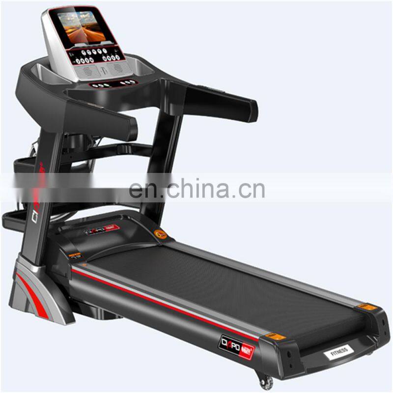 Best seller super quality electric treadmill video screen multi function peak 3HP continuous 1 HP DC motor treadmill CP-A4