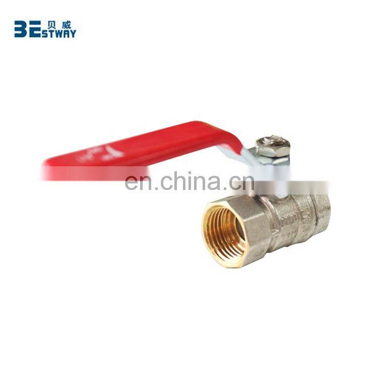New technique DN25 brass ball valve with lighter weight