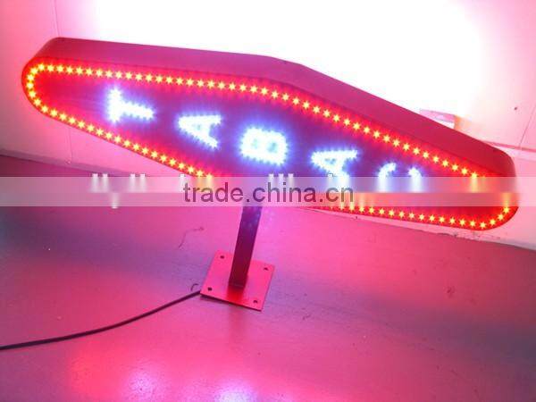 Infrared remote control LED tobacco sign 2 sides stainless steel LED tabac sign