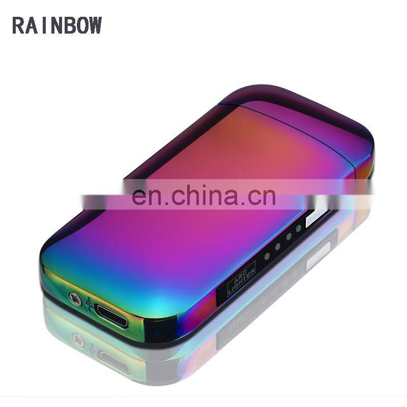 2019 High Quality electric dual arc usb lighter rechargeable