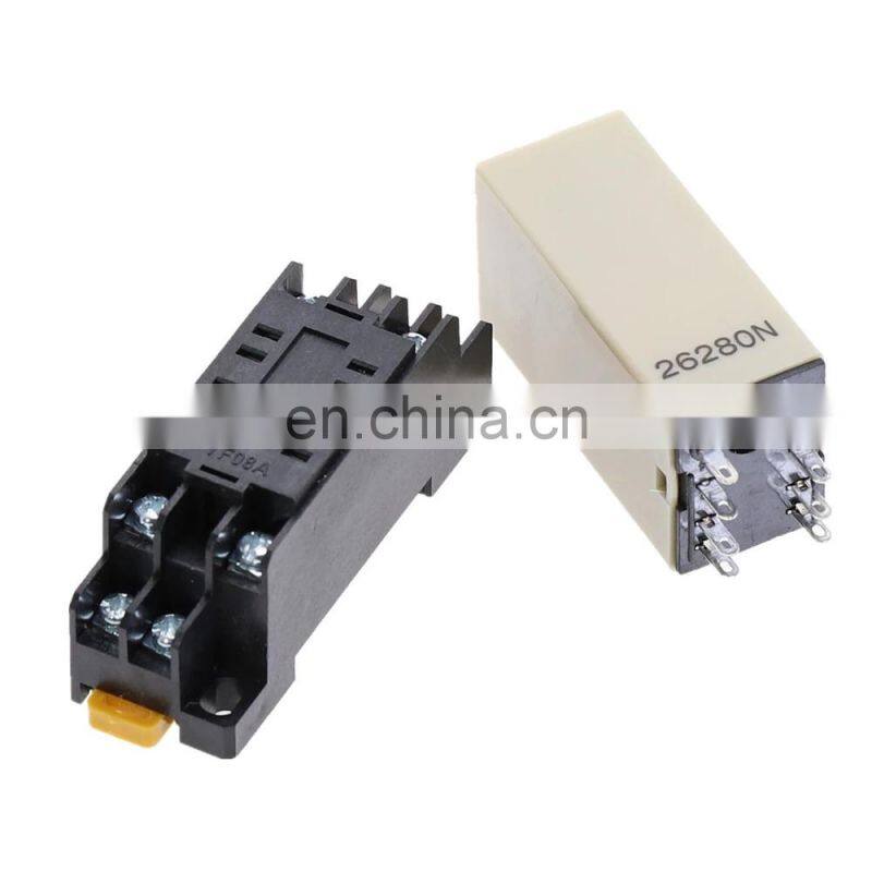 H3Y-2 DC 12V 24V /AC 110V 220V Delay Timer Time Relay 5A 0 - 30 SEC with Base