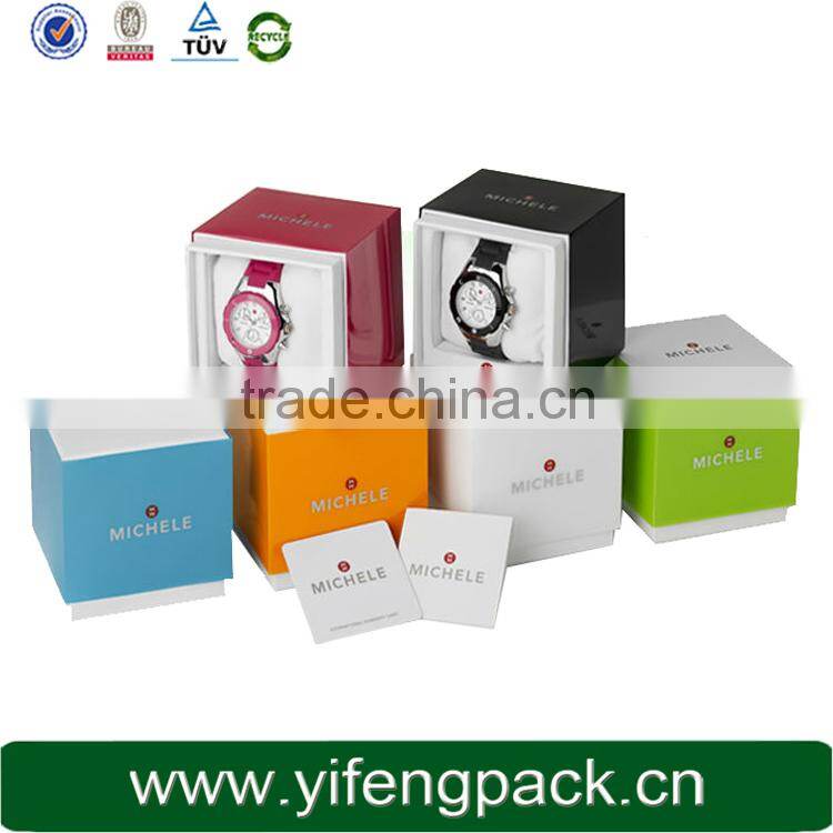 Guangzhou new design elegent paper watch packaging box