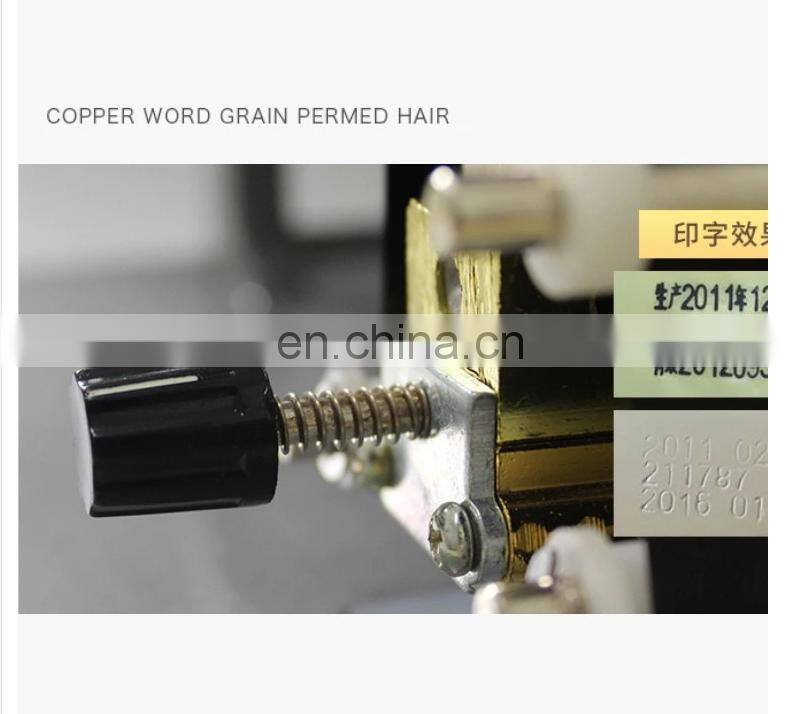 YTK Brand DY-8 manual date inkjet code date printer printing machine