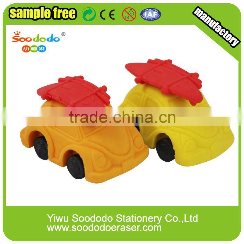 sports car shape eraser
